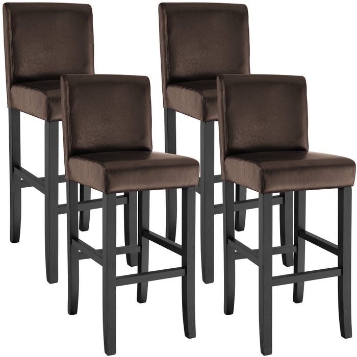 4 Barové židle dřevěné