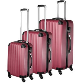 Sada 3 pevných cestovních kufrů