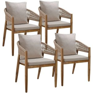 Zahradn&iacute; židle Manacor, provazov&yacute; design