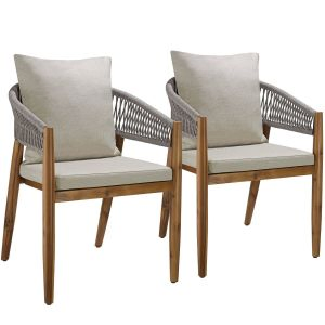 Zahradn&iacute; židle Manacor, provazov&yacute; design
