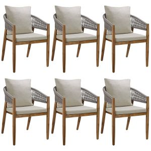 Zahradn&iacute; židle Manacor, provazov&yacute; design